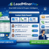 LeadMiner Pro – Smart B2B Contact & Prospect Intelligence Platform